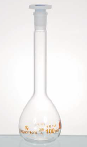 Tikvica odmerna (normalni sud), 25ml, PP čep, 12/21, klasa A (LOT sertifikat)