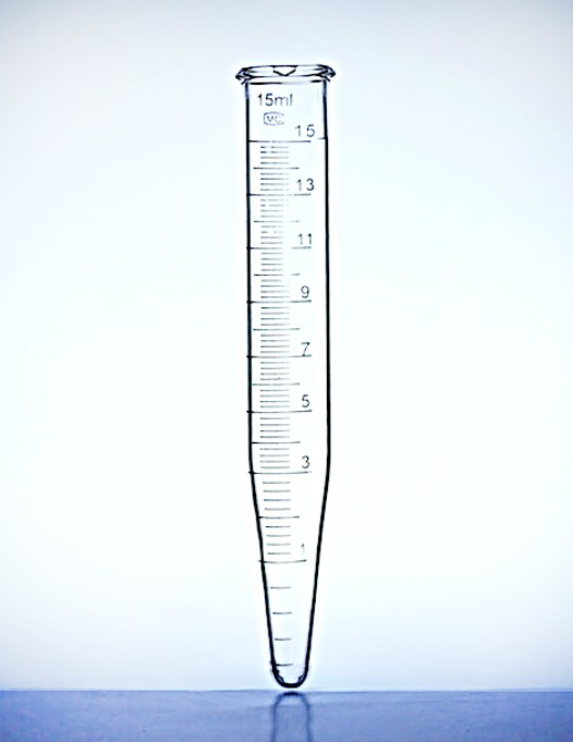 Epruveta za centrifugu, staklena, konusna, negraduisana, 5ml