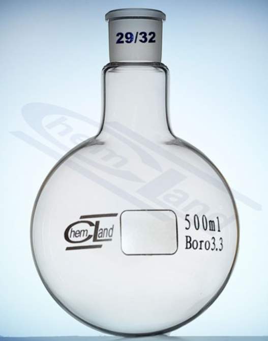 Tikvica (balon), okruglo dno, 50ml, brušeno grlo SJ 14/23