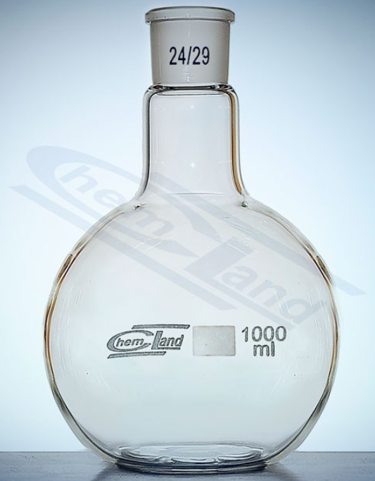 Tikvica (balon), ravno dno, 250ml, brušeno grlo SJ 29/32