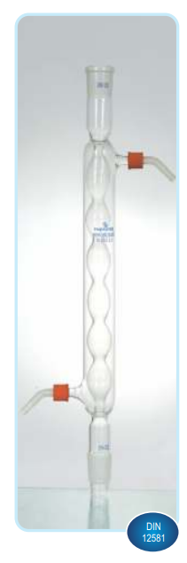 Kondenzator kuglasti po Alinu, 200mm, navojni PP priključak, šlif muški 50/42