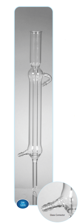 Kondenzator po Libigu, STAKLENI priključak, 300mm