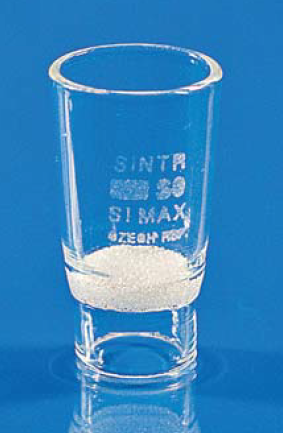 Lončić za filtraciju (GUČ), stakleni, S4, 30ml, fi 30mm