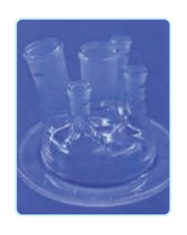 Poklopac za reakcionu bocu, MULTI šlif ženski - with flat flange joint, flange bore 100mm, brušeno grlo SJ 19/26