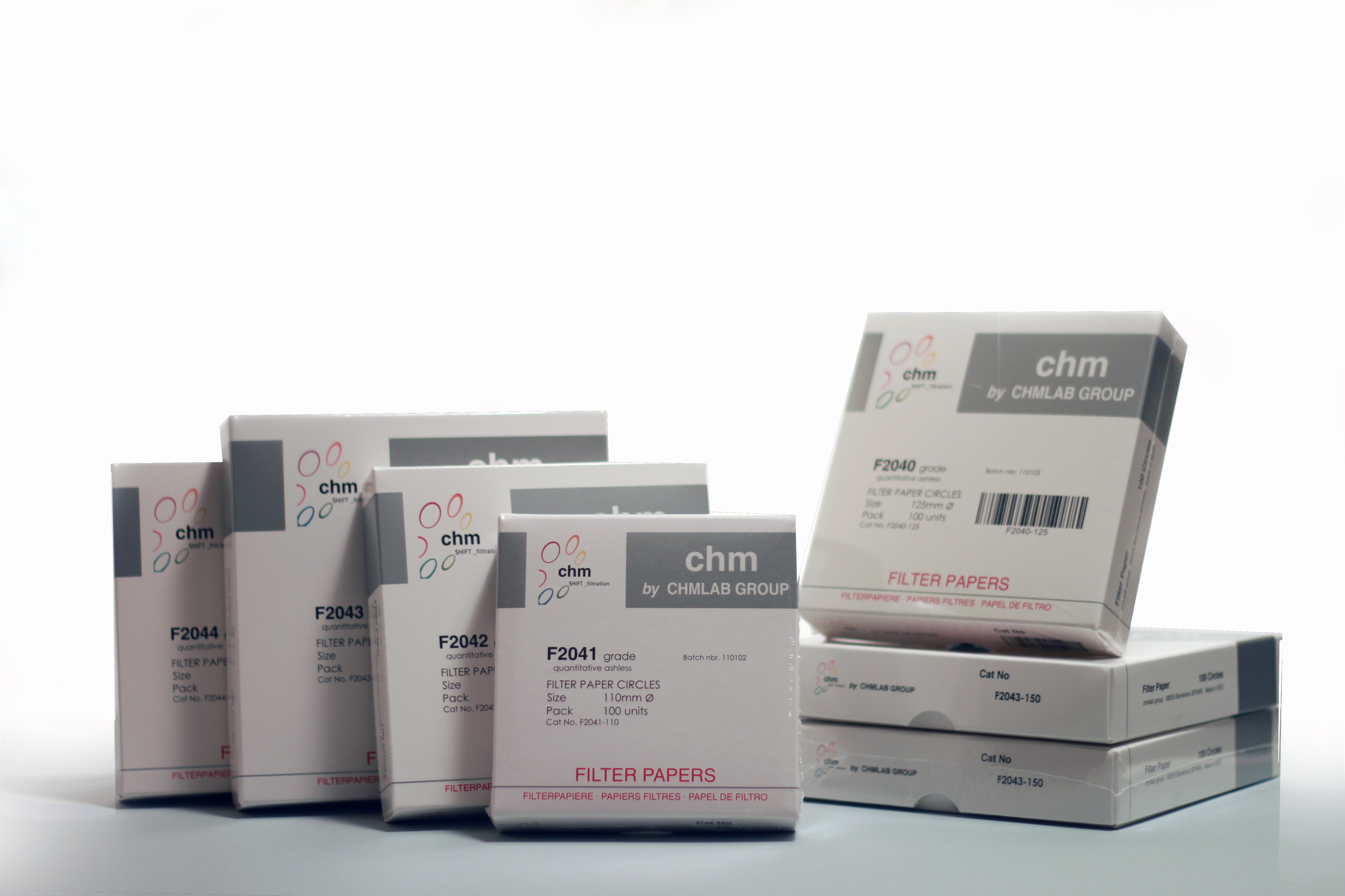 Filter papir kvantitativni bela traka (7-9um) F2040,1000/1, fi 21mm, 1000/1