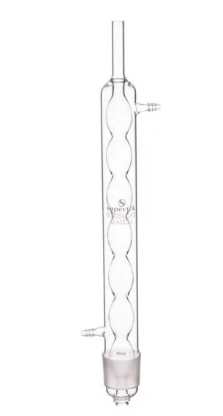 Kondenzator po Alinu za aparaturu po Soksletu, navojni PP konektor 1000ml, šlif muški 71/55