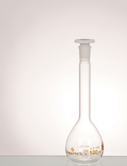 Tikvica odmerna (normalni sud), 2000ml, PP čep, klasa A (LOT sertifikat)