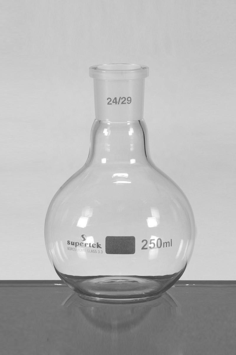 Tikvica (balon), ravno dno, 1000ml, brušeno grlo SJ 29/32